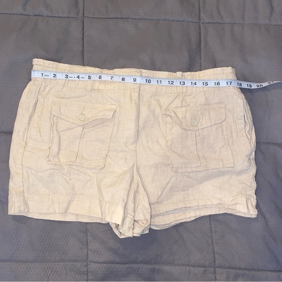 Loft Linen Blend Shorts Size Large NWOT - Picture 9 of 11